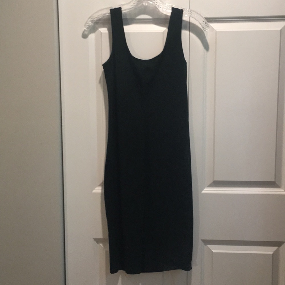 Forever 21 Bodycon Dark Green Dress - Picture 4 of 4